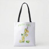 Canvas tas van Lemon Juice Cool Drink Lemonade (Voorkant)