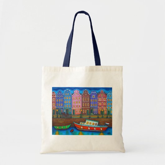 Canvas tas van Lisa Lorenz in Amsterdam (Voorkant)