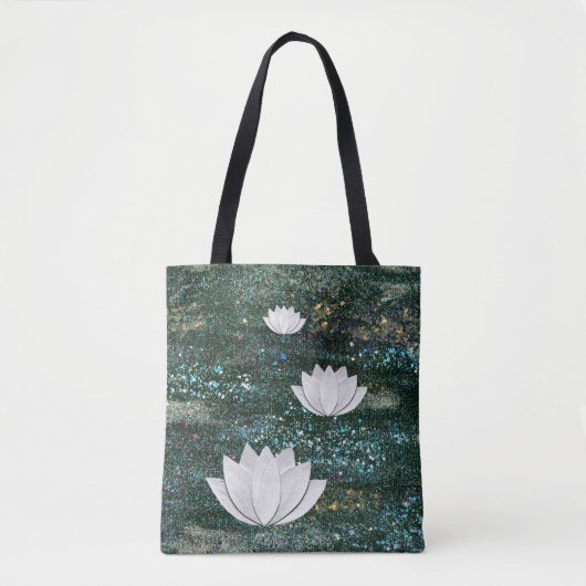 Canvas tas van Lotus Flower Galaxy (Voorkant)