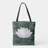 Canvas tas van Lotus Flower Galaxy (Achterkant)