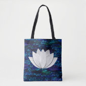 Canvas tas van Lotus Flower Galaxy (Voorkant)