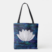 Canvas tas van Lotus Flower Galaxy (Achterkant)