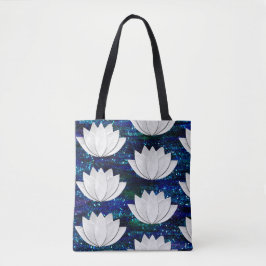 Canvas tas van Lotus Flower Galaxy