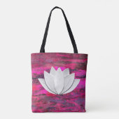 Canvas tas van Lotus Flower Pink Galaxy (Achterkant)