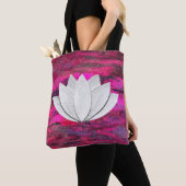 Canvas tas van Lotus Flower Pink Galaxy (Dichtbij)