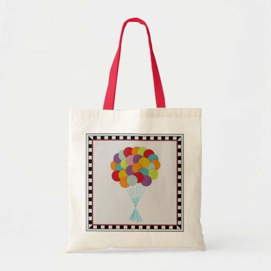 Canvas tas van luchtballonnen (Voorkant)