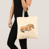 Canvas tas van Noorse Fjord-paarden (Voorkant (product))