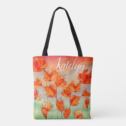 Canvas tas van Oranje maffia's (Achterkant)