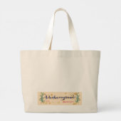 Canvas tas van paddenstoelen (Achterkant)