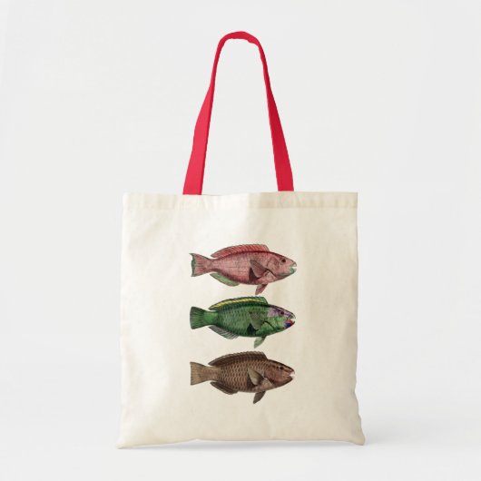 Canvas tas van papegaaien (Voorkant)