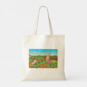 Canvas tas van Pick Veggies (Achterkant)