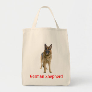Canvas tas van Shepherd Puppy Dog Canvas Grocery