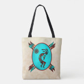 Canvas tas van Southwest Kokopelli (Achterkant)