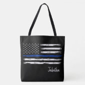 Canvas tas van sterren en strips (Voorkant)