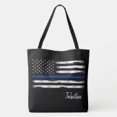 Canvas tas van sterren en strips (Achterkant)