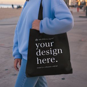 Canvas tas van uw ontwerp uploaden