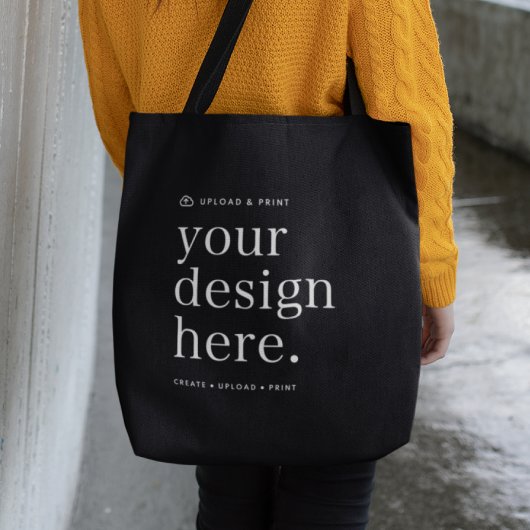 Canvas tas van uw ontwerp uploaden