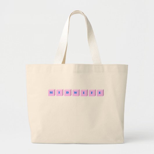 Canvas tas van verloskundige  (Voorkant)