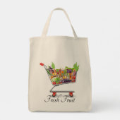 Canvas tas van vers fruit (Achterkant)