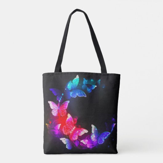 Canvas tas van vlinder (Achterkant)