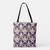 Canvas tas van vlinder (Achterkant)