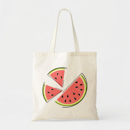 Canvas tas van watermeloenslakken