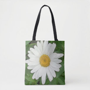 Canvas tas van White Daisy
