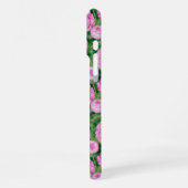 canvas tas van zangers en pioenen iPhone hoesje (Linkerkant)