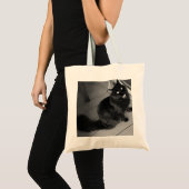Canvas tas van zwarte katten (Voorkant (product))