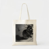 Canvas tas van zwarte katten (Voorkant)