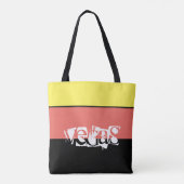 Canvas tas-Vegas Tote Bag (Achterkant)