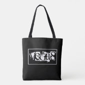 Canvas tas-Vegas Tote Bag (Achterkant)