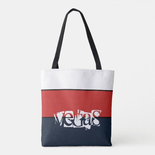 Canvas tas-Vegas Tote Bag (Achterkant)