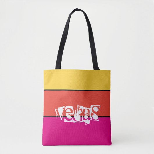 Canvas tas-Vegas Tote Bag (Voorkant)