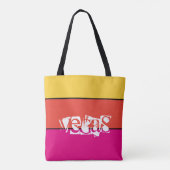 Canvas tas-Vegas Tote Bag (Achterkant)