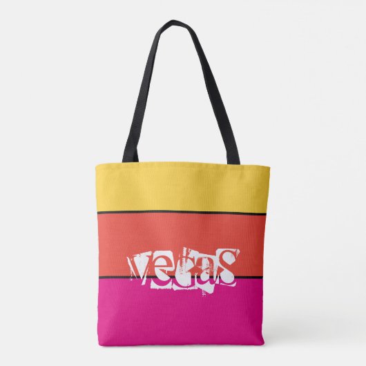 Canvas tas-Vegas Tote Bag (Achterkant)