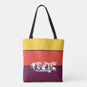 Canvas tas-Vegas Tote Bag (Achterkant)