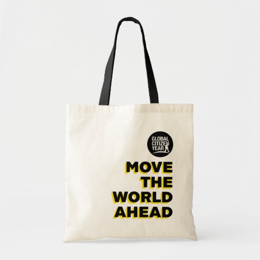 Canvas tas - Verplaats de wereld vooruit (Voorkant)