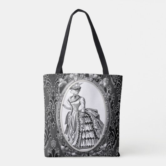 canvas tas vintage (Achterkant)