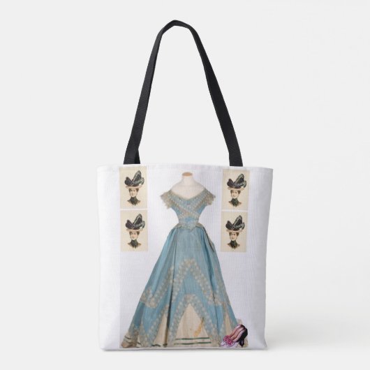 canvas tas vintage (Achterkant)