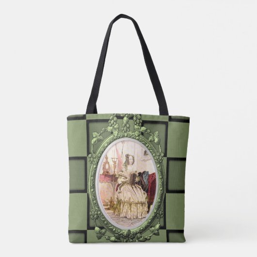 canvas tas vintage (Achterkant)