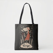 Canvas tas Virgo Celestial Zodiac Art (Voorkant)