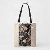 Canvas tas Vissen Hemelse Zodiac Art (Voorkant)