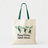 Canvas tas vliegende apen (Voorkant)