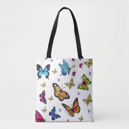 canvas tas vlinder (Voorkant)