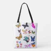 canvas tas vlinder (Achterkant)