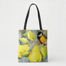 Canvas tas  vogelpeerboom