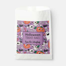 Canvas tas voor aangepaste behandeling van hallowe bedankzakje