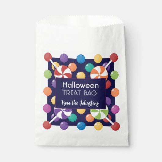 Canvas tas voor aangepaste behandeling van hallowe bedankzakje (Voorkant)