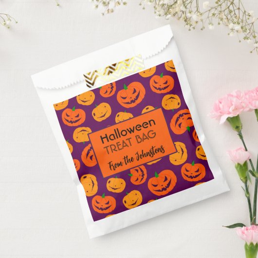 Canvas tas voor aangepaste behandeling van hallowe bedankzakje (Gezegeld)